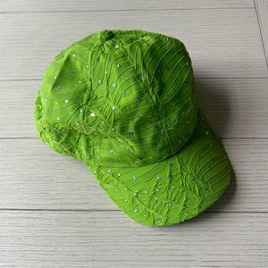 Green Bling Cap